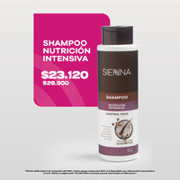 Shampoo Nutrición Intensiva Sienna 500ml - Control Frizz